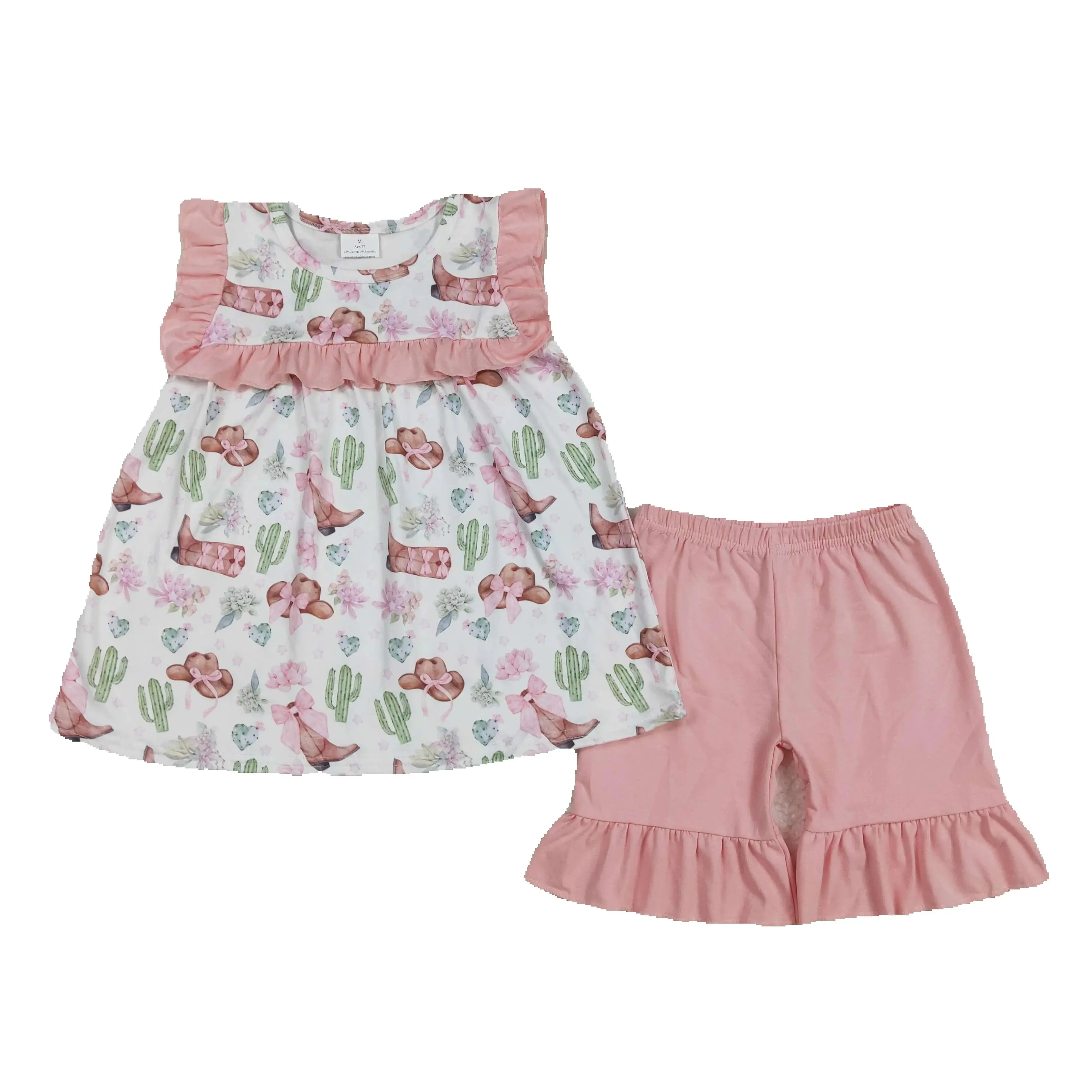 3.1 GSSO2066Pink Bowtie Cactus Floral Lace Shorts Set for Kids - Hat Included White Sleeveless Outfit for Children
3.1 GSSO2066Pink Bowtie Cactus Floral Lace Shorts Set for Kids - Hat Included White Sleeveless Outfit for Children
