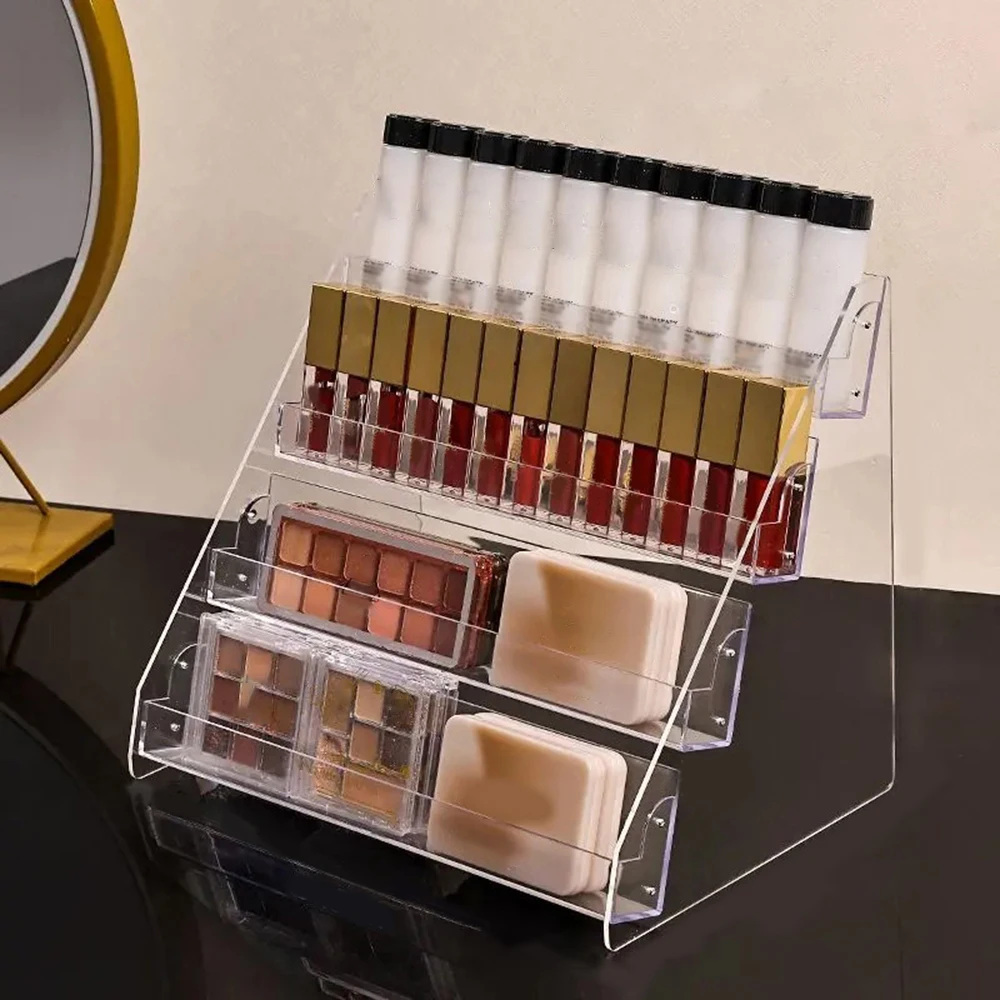 Acrylic Riser Display Stand Lipstick Holder Makeup Organizer Transparent Storage Shelf Jewelry Stand Cosmetic Organizer
Acrylic Riser Display Stand Lipstick Holder Makeup Organizer Transparent Storage Shelf Jewelry Stand Cosmetic Organizer