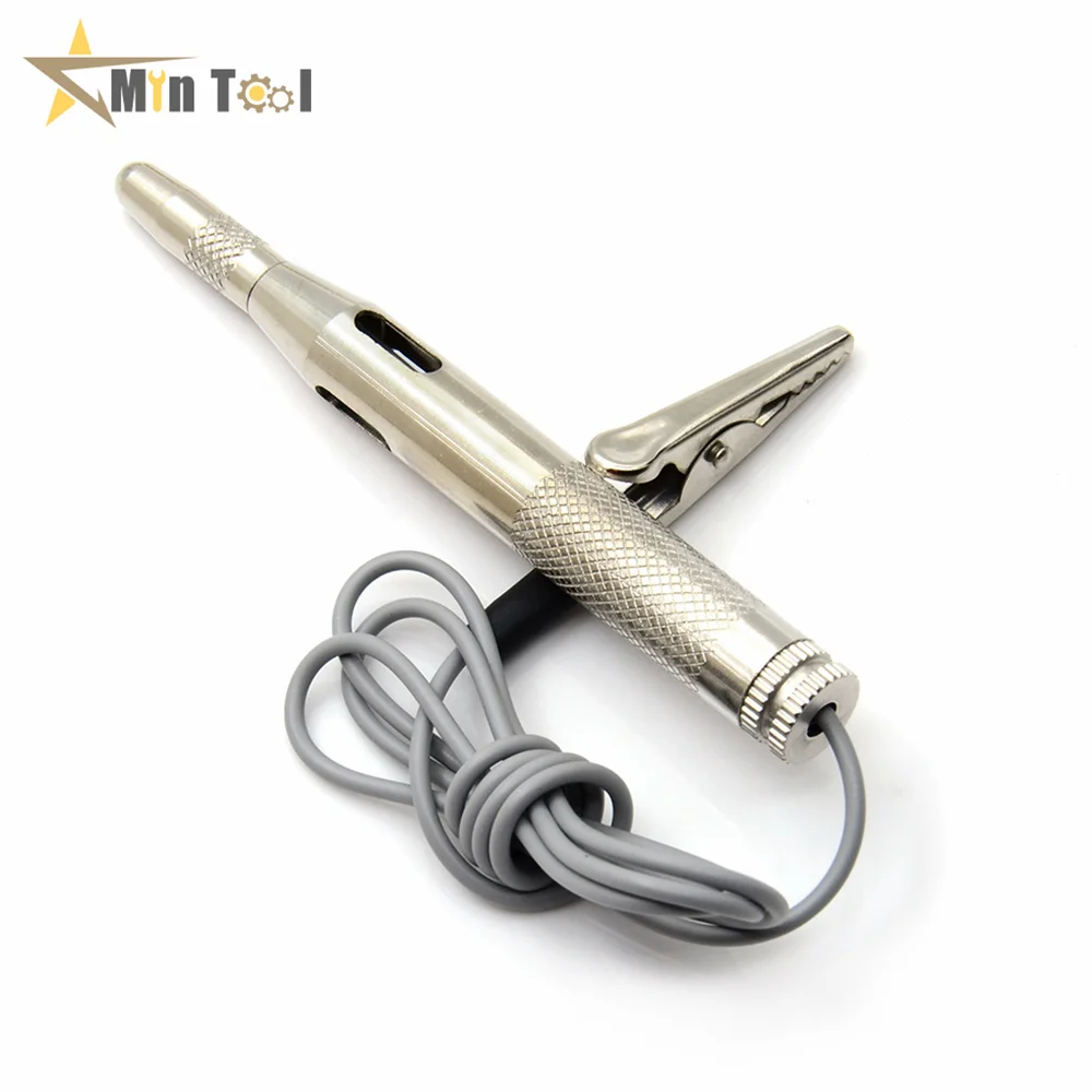 DC 6V 12V 24V Copper Auto Car Light Circuit Tester Lamp Voltage Test Pen Detector Probe Light System Test for Motor Vehicle Tool
DC 6V 12V 24V Copper Auto Car Light Circuit Tester Lamp Voltage Test Pen Detector Probe Light System Test for Motor Vehicle Tool