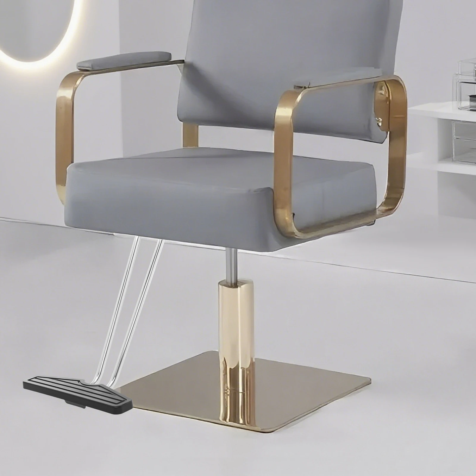 Подставка для ног для нескольких сцен для парикмахерской, гладкие закругленные края, гальваническая поверхность, легкая чистка, идеальный подарок для владельцев салонов
Подставка для ног для нескольких сцен для парикмахерской, гладкие закругленные края, гальваническая поверхность, легкая чистка, идеальный подарок для владельцев салонов