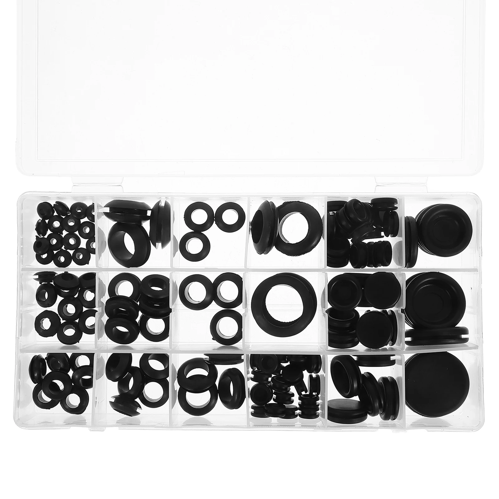125pcs Rubber Grommets Wire Protector Electrical Cable Grommet Set Sealing Plug Automotive Wiring Electrical Boxes
125pcs Rubber Grommets Wire Protector Electrical Cable Grommet Set Sealing Plug Automotive Wiring Electrical Boxes