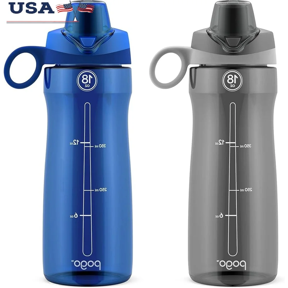 2-Pack Leak Proof Water Bottle with Carry Handle Reusable BPA Free Dishwasher Safe Travel Gym Outdoors Daily Hydration
2-Pack Leak Proof Water Bottle with Carry Handle Reusable BPA Free Dishwasher Safe Travel Gym Outdoors Daily Hydration