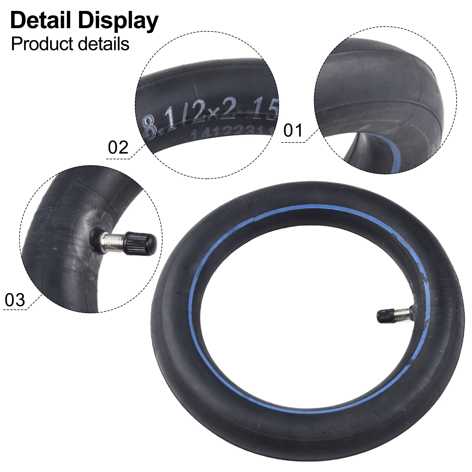 8.5 Inch Electric Scooter Inner Tube For Xiaomi For M365/Pro 8 1/2x2 Lightweight RubberThickened Inner Tube For E-scooter
8.5 Inch Electric Scooter Inner Tube For Xiaomi For M365/Pro 8 1/2x2 Lightweight RubberThickened Inner Tube For E-scooter