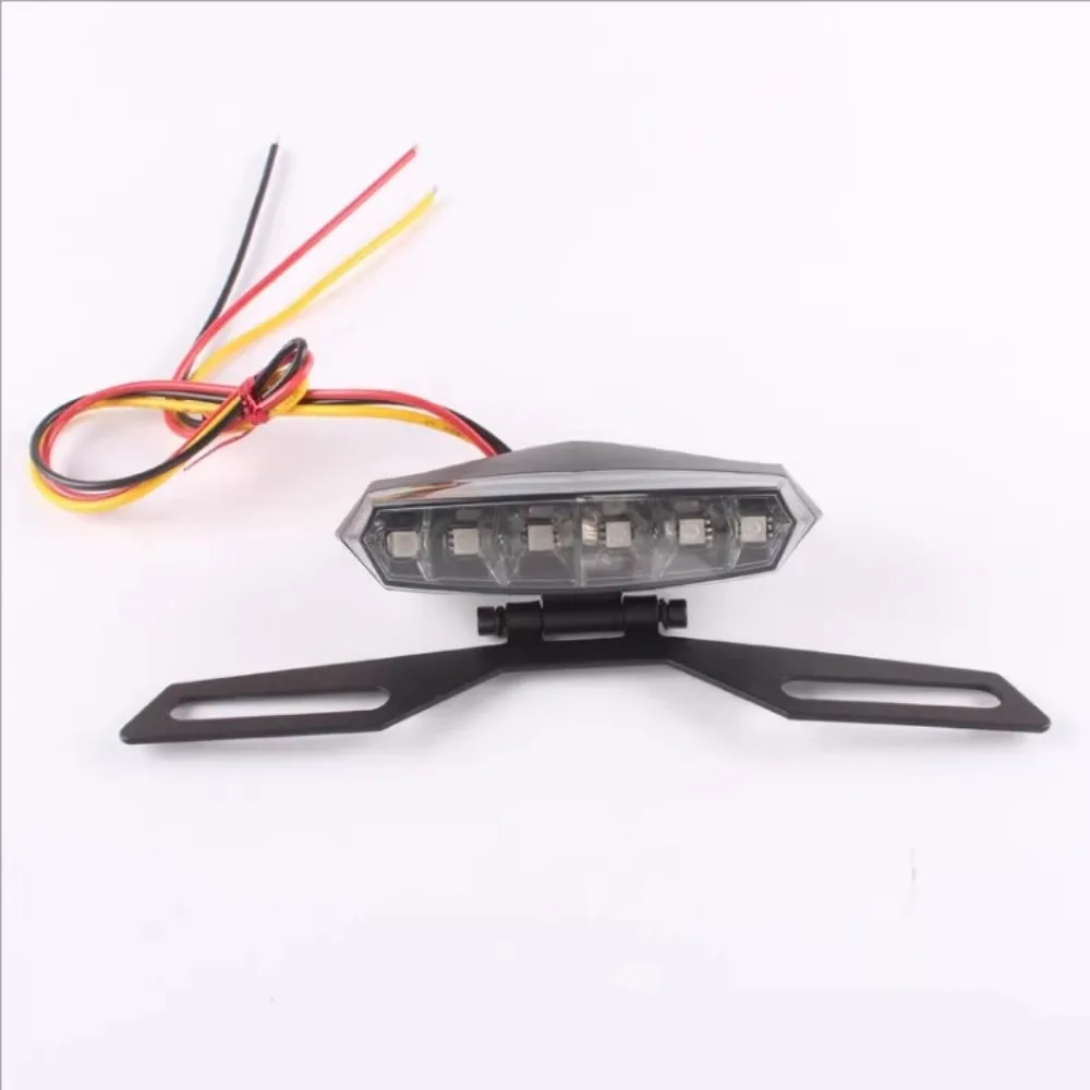 *Motorcycle accessories, rear tail light, rear brake light assembly, rear license plate holder light
*Motorcycle accessories, rear tail light, rear brake light assembly, rear license plate holder light