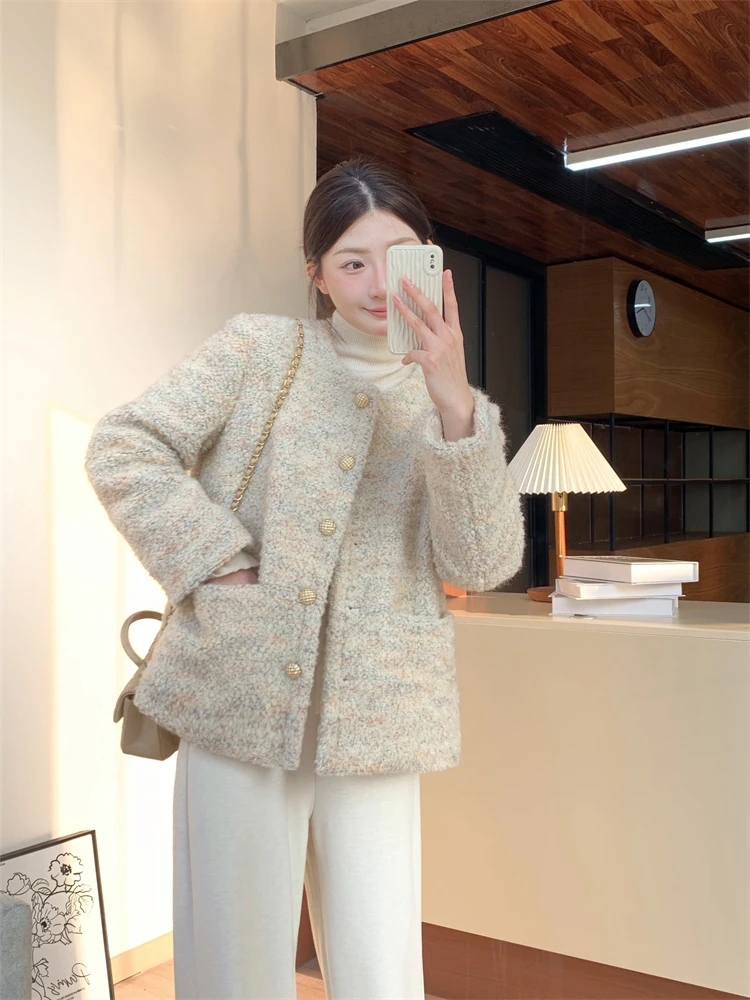 Soft Woolen Women's Jaet 90 White Du down Small Fraance Sle down Coat Autumn Winter New Korean Version Top
Soft Woolen Women's Jaet 90 White Du down Small Fraance Sle down Coat Autumn Winter New Korean Version Top