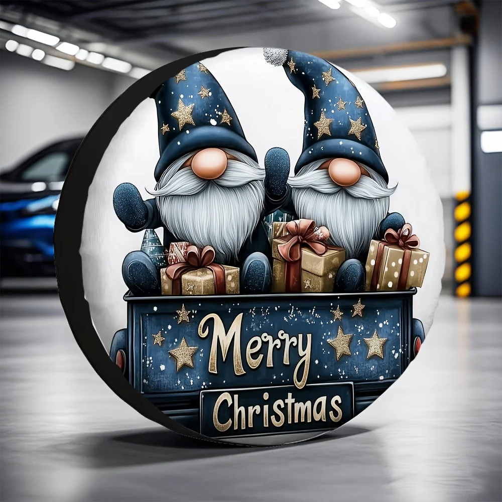 Christmas Gnomes Tire Cover Merry Christmas Blue Hat Gifts Truck Protector Durable Polyester All-Weather Outdoor Decor
Christmas Gnomes Tire Cover Merry Christmas Blue Hat Gifts Truck Protector Durable Polyester All-Weather Outdoor Decor