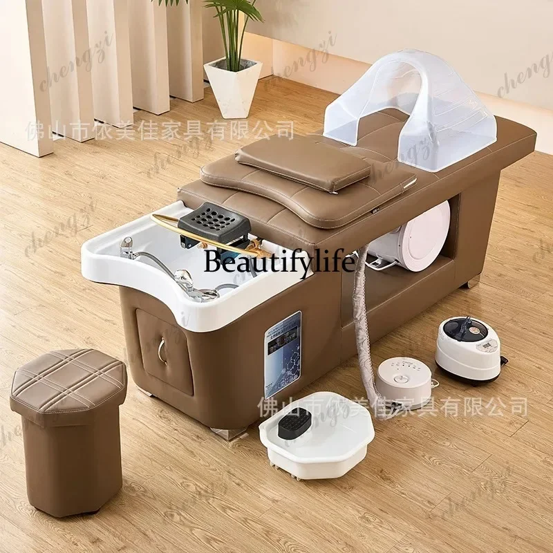 Z138 High-end Hair Salon Shampoo Chairs Water Cycle Lie Flat Thai Comfort Shampoo Chairs Hairdressing Fumigation
Z138 High-end Hair Salon Shampoo Chairs Water Cycle Lie Flat Thai Comfort Shampoo Chairs Hairdressing Fumigation
