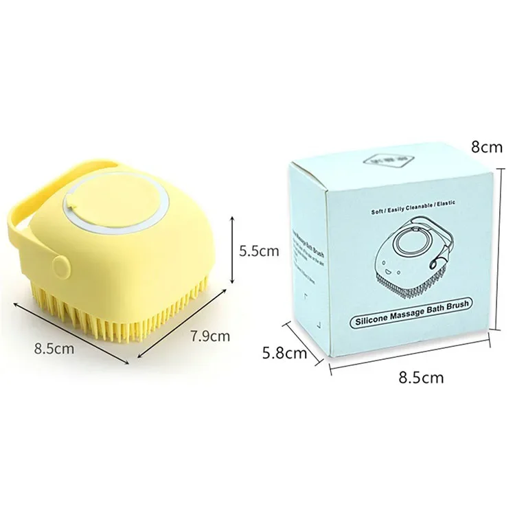 Pet Brushes Bath Massage Brush Shampoo Dispenser Dog Grooming Silicone Shower Brush Body Scrubbers For Cat Pets Bathing Products
Pet Brushes Bath Massage Brush Shampoo Dispenser Dog Grooming Silicone Shower Brush Body Scrubbers For Cat Pets Bathing Products