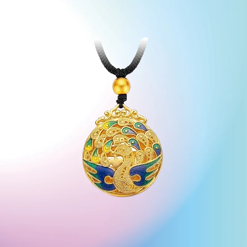 NEW 9999 Real Gold 24K Phoenix Pendant Women's Gold Ancient Method Phoenix Fu Brand Burnt Blue Enamel Pendant Pendant Jewelry
NEW 9999 Real Gold 24K Phoenix Pendant Women's Gold Ancient Method Phoenix Fu Brand Burnt Blue Enamel Pendant Pendant Jewelry