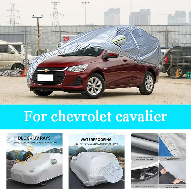 Car Cover Outdoor Full Exterior Snow Cover Sunshade Waterproof Dustproof Protection with Reflective Strips for Chevrolet Cavalie
Car Cover Outdoor Full Exterior Snow Cover Sunshade Waterproof Dustproof Protection with Reflective Strips for Chevrolet Cavalie