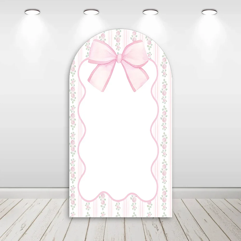 Mehofond Custom 2-Sided Pink Bow Floral Pattern Girls Birthday Party Baby Shower Covers Chiara Arch Background Decor Backdrop
Mehofond Custom 2-Sided Pink Bow Floral Pattern Girls Birthday Party Baby Shower Covers Chiara Arch Background Decor Backdrop