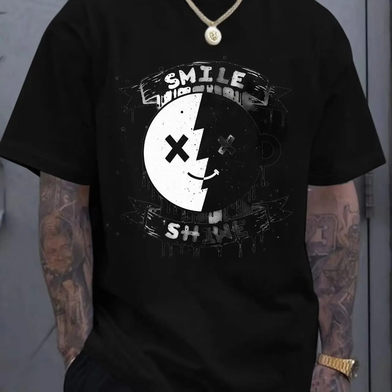 T-shirt - casual round neck cotton summer short sleeved top pattern for men and women teenagers and men new unisex printed
T-shirt - casual round neck cotton summer short sleeved top pattern for men and women teenagers and men new unisex printed