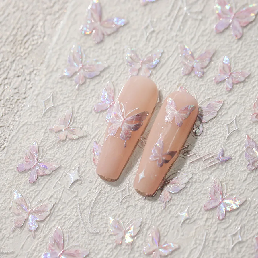 3D Butterfly Nail Stickers Shell Luster Matte Sheer Gentle Simple Design Self Adhesive Premium Vinyl for Women Party
3D Butterfly Nail Stickers Shell Luster Matte Sheer Gentle Simple Design Self Adhesive Premium Vinyl for Women Party