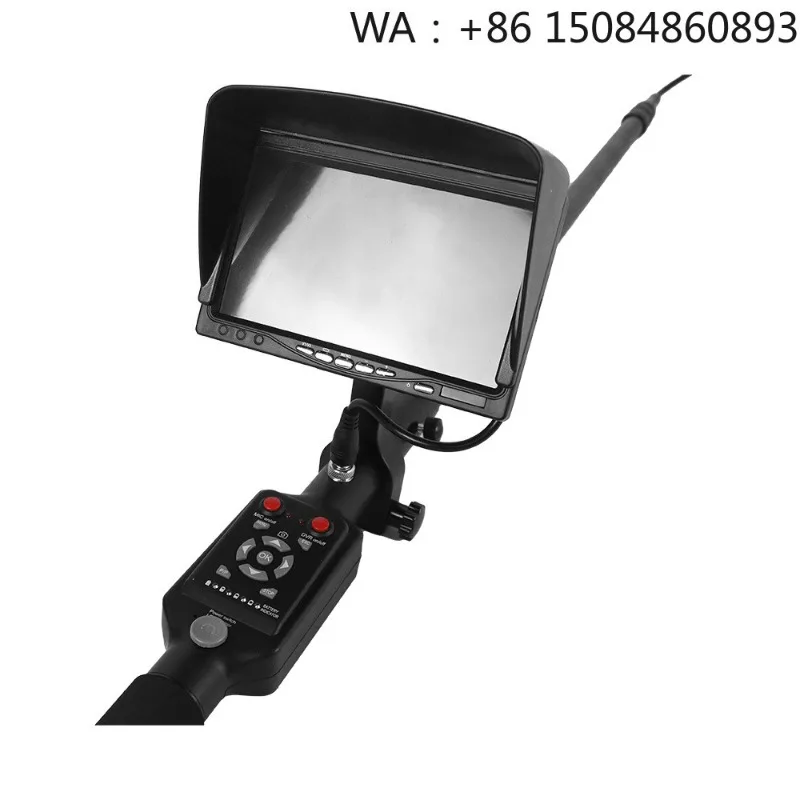 7 Inch LCD Telescopic Pole Inspection Camera CMOS Sensor H.264 Compression Industrial Pipeline Endoscope Equipment
7 Inch LCD Telescopic Pole Inspection Camera CMOS Sensor H.264 Compression Industrial Pipeline Endoscope Equipment
