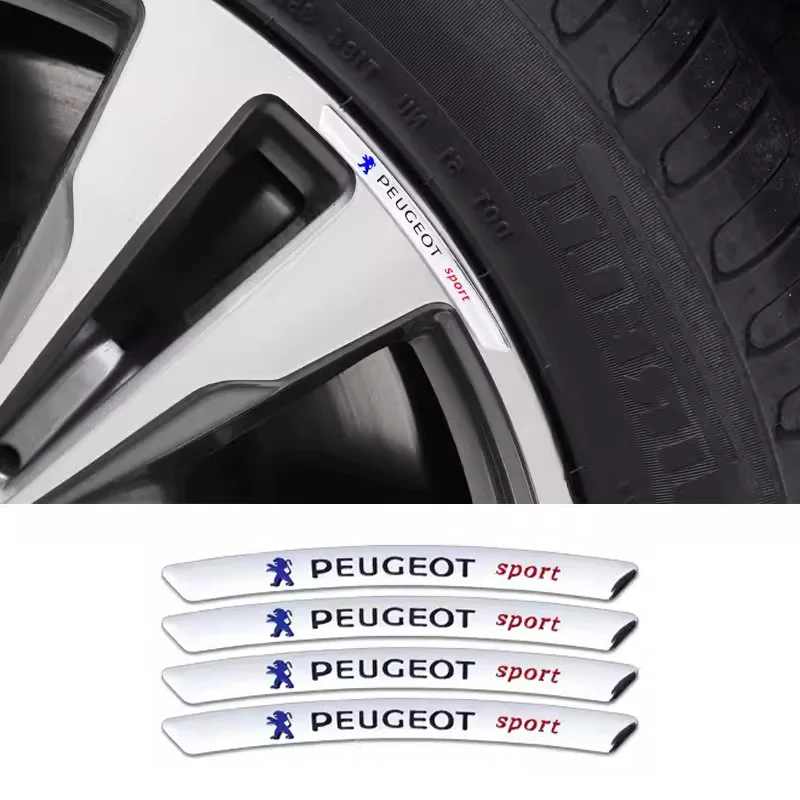 4Pcs Car Wheel Hub Styling Stickers Decoration Strip For Peugeot 306 307 206 308 207 208 406 407 408 3008 4008 Auto Accessoires
4Pcs Car Wheel Hub Styling Stickers Decoration Strip For Peugeot 306 307 206 308 207 208 406 407 408 3008 4008 Auto Accessoires