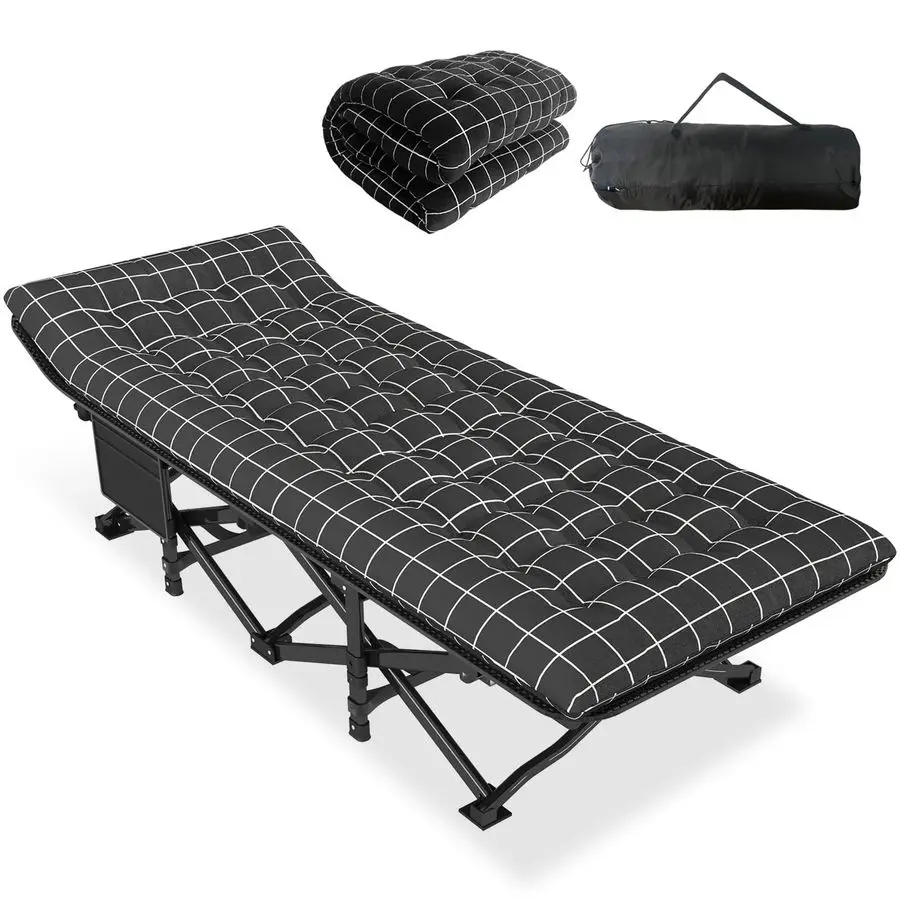 Camping Cot for Adults with Cushion Comfortable, Portable Folding Bed for Sleeping, Lightweight Folding Bed with Carry Bag for K
Camping Cot for Adults with Cushion Comfortable, Portable Folding Bed for Sleeping, Lightweight Folding Bed with Carry Bag for K