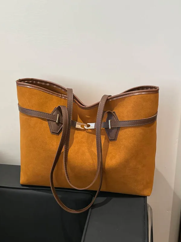 Retro Large Capaci Women's Handbag Casual Simple Faion Trendy Tote Bag Double oulder Strap Zipper Closure Daily Use
Retro Large Capaci Women's Handbag Casual Simple Faion Trendy Tote Bag Double oulder Strap Zipper Closure Daily Use