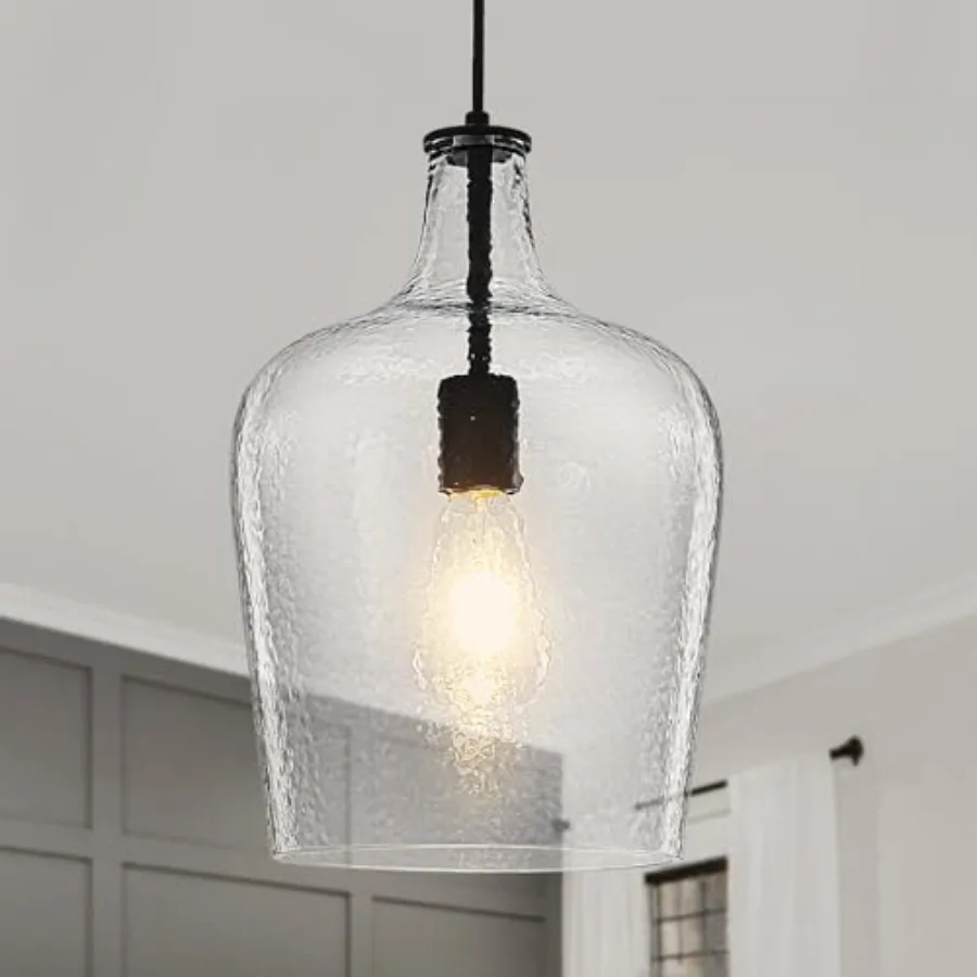 9.3" Blown Glass Pendant Lighting for Kitchen Island Large Pendant Light Fixture with blown Thickened Glass 1 Light Farmhouse H
9.3" Blown Glass Pendant Lighting for Kitchen Island Large Pendant Light Fixture with blown Thickened Glass 1 Light Farmhouse H