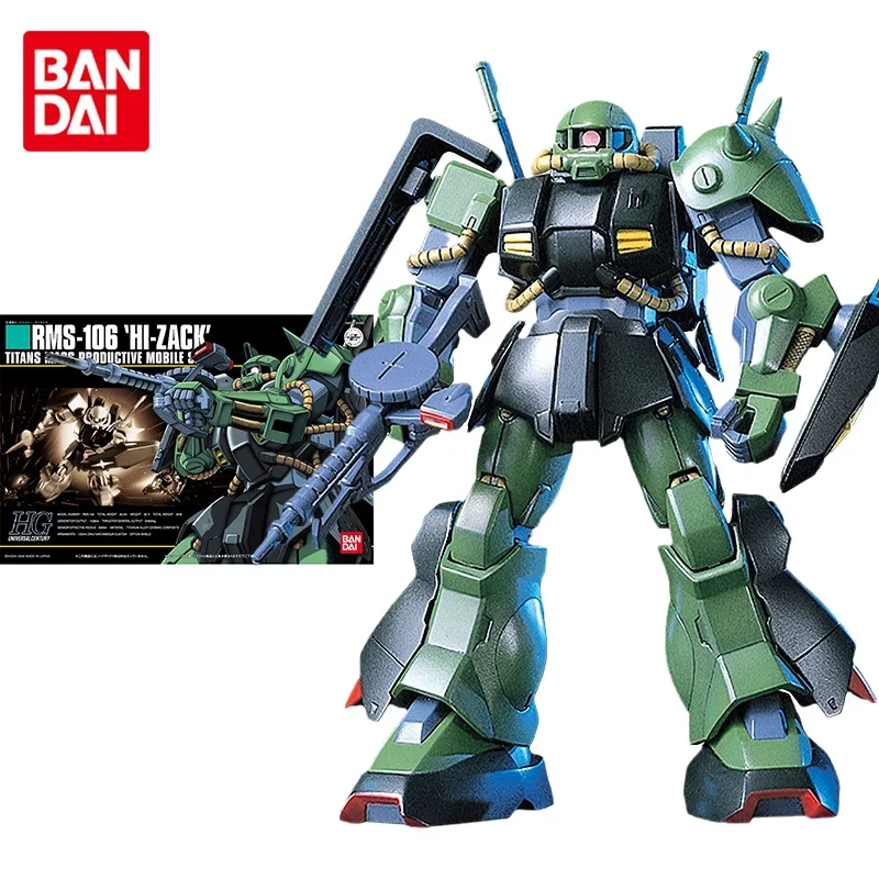 Оригинальный комплект модели Bandai Gundam, аниме-фигурка HGUC 1/144 Hi-Zack RMS-106, экшн-фигурки, игрушки, коллекционные подарки для детей
Оригинальный комплект модели Bandai Gundam, аниме-фигурка HGUC 1/144 Hi-Zack RMS-106, экшн-фигурки, игрушки, коллекционные подарки для детей