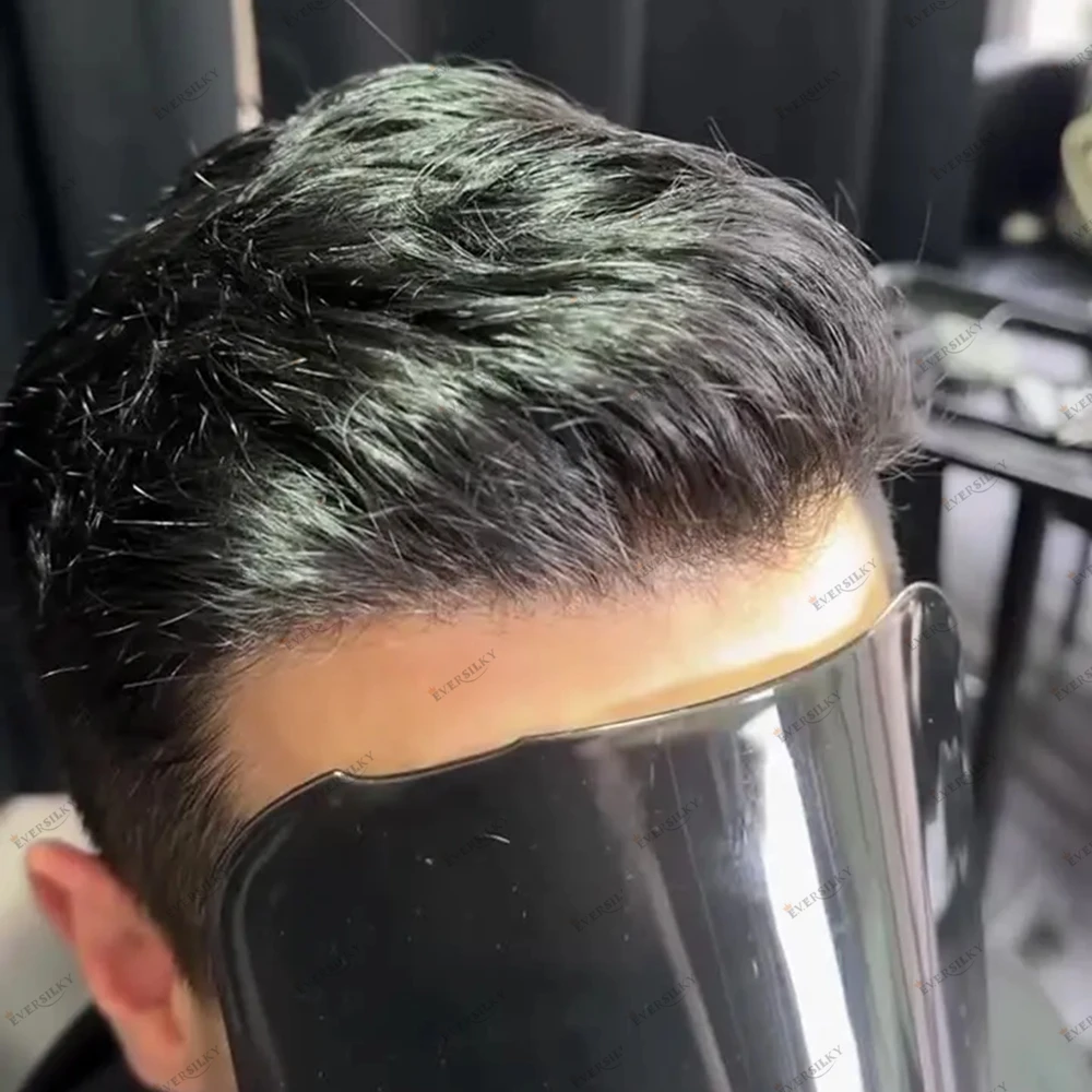 Bald Man's Human Hair Natural Hairline Durable Skin Base Toupee Thin PU Scalloped Front Capillary Prosthesis Hairpieces 1B30 6#
Bald Man's Human Hair Natural Hairline Durable Skin Base Toupee Thin PU Scalloped Front Capillary Prosthesis Hairpieces 1B30 6#