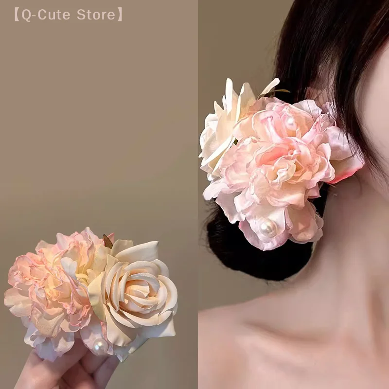 Pink Flower Hair Claw Fairy Hair Clip Large Hairpin For Women Girls Sweet Versatile Hair Clip Fashion Hair Accessories Gifts
Pink Flower Hair Claw Fairy Hair Clip Large Hairpin For Women Girls Sweet Versatile Hair Clip Fashion Hair Accessories Gifts