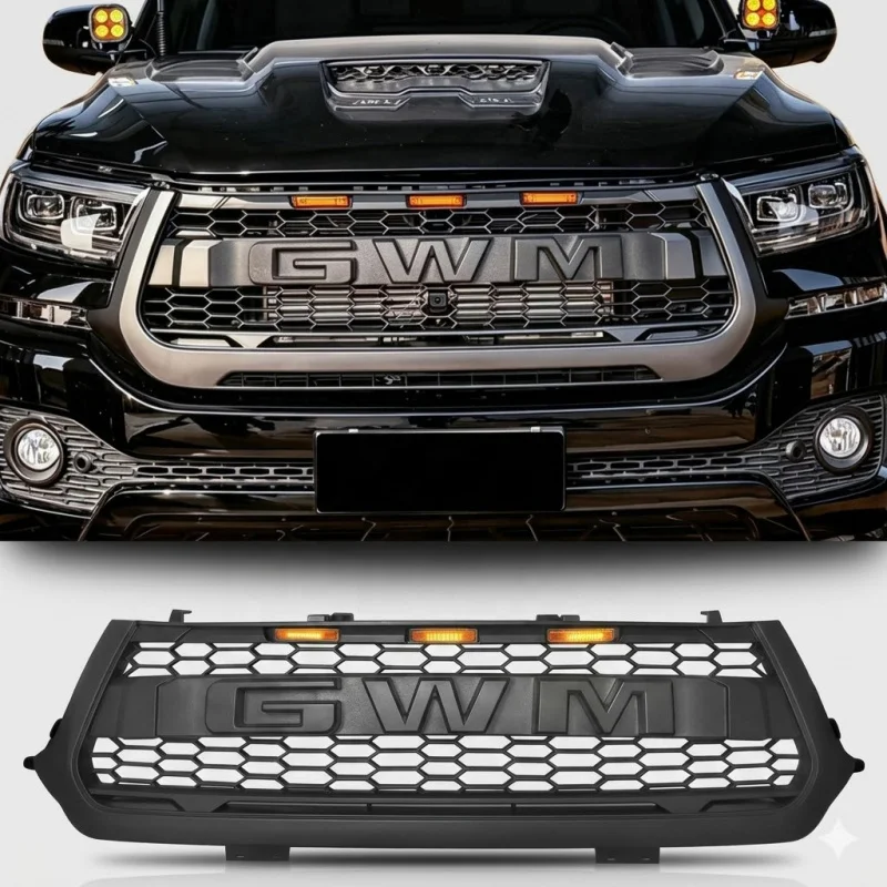 High Quality Front Car Grille GWM POER 2023+ Exterior Modification Auto Parts Accessories
High Quality Front Car Grille GWM POER 2023+ Exterior Modification Auto Parts Accessories