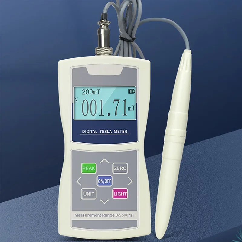 Magnetic measuring instrument 5 2 1 level accuracy, strong magnetic detector, Gaussian instrument
Magnetic measuring instrument 5 2 1 level accuracy, strong magnetic detector, Gaussian instrument