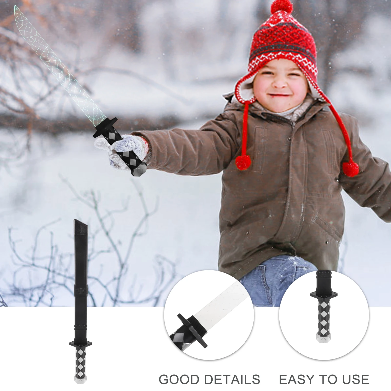 Glow Crack Color Changing Japanese Sword Prop Cosplay Plaything Interactive Party Game Outdoor Fun Sword 
Glow Crack Color Changing Japanese Sword Prop Cosplay Plaything Interactive Party Game Outdoor Fun Sword