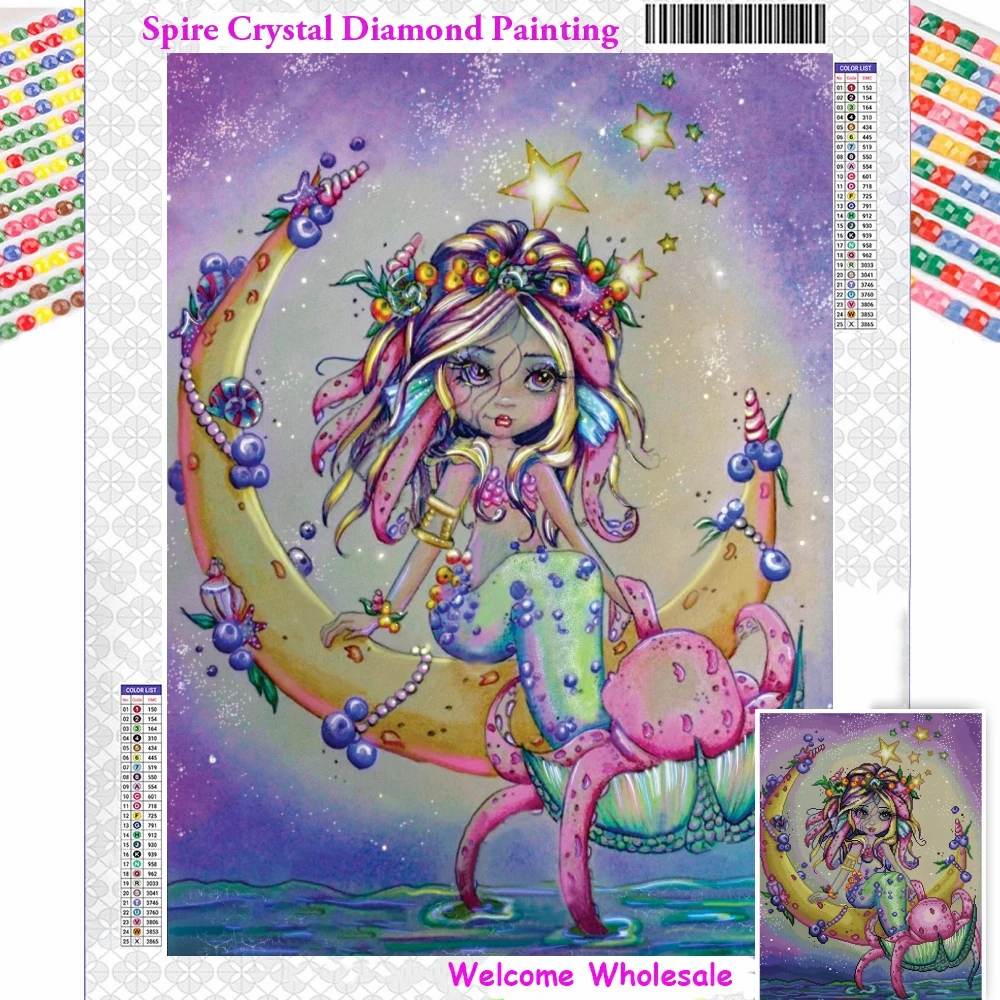 Magical Sea Friends AB Drills Diamond Mosaic Art Painting New Arrivals 2023 Embroidery Pink Girl Cross Stitch Kits Home Decor
Magical Sea Friends AB Drills Diamond Mosaic Art Painting New Arrivals 2023 Embroidery Pink Girl Cross Stitch Kits Home Decor
