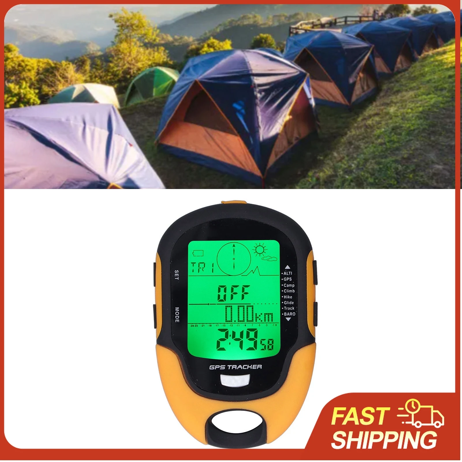 FR510 GPS Multifunctional Meter Altimeter Barometer Compass Thermometer Hygrometer for Hiking Climbing Outdoor Navigation
FR510 GPS Multifunctional Meter Altimeter Barometer Compass Thermometer Hygrometer for Hiking Climbing Outdoor Navigation