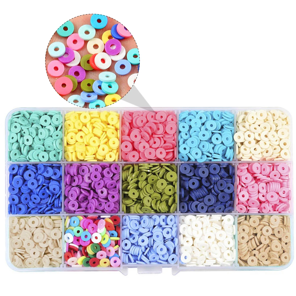 3600 Pcs Soft Ceramic Slice Beading Material Colorful Beads DIY Necklace Clay Pendant Round Polymer Jewelry for
3600 Pcs Soft Ceramic Slice Beading Material Colorful Beads DIY Necklace Clay Pendant Round Polymer Jewelry for