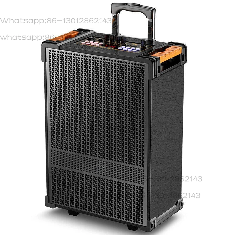 F29 three-way frequency outdoor square dance sound box trolley portable built-in sound card
F29 three-way frequency outdoor square dance sound box trolley portable built-in sound card