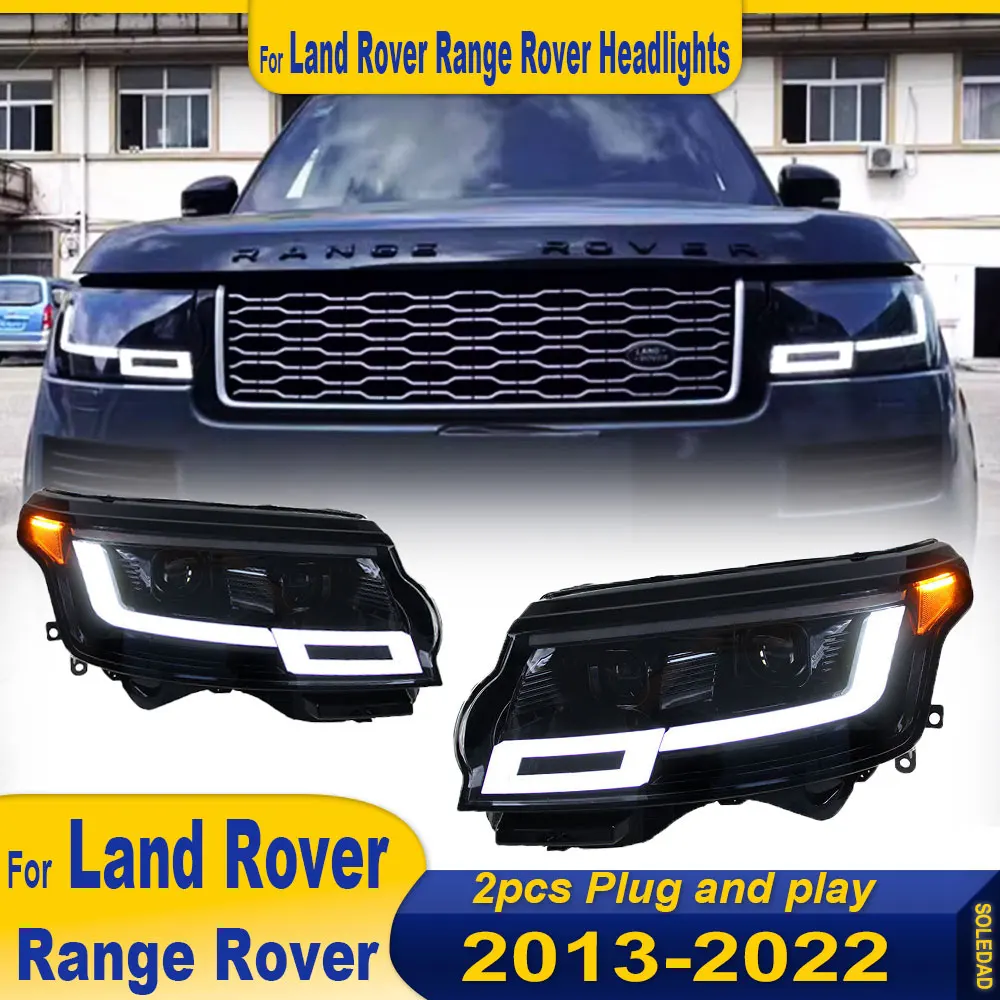 Car Styling Head Lamp For Land Rover Range Rover 2013-2022 Headlights LED Front Lamps Turn Signal Auto Parts Plug Play 2pcs
Car Styling Head Lamp For Land Rover Range Rover 2013-2022 Headlights LED Front Lamps Turn Signal Auto Parts Plug Play 2pcs