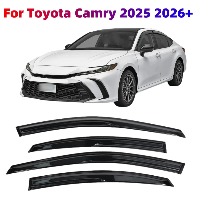 For Toyota Camry 2025 2026+ Window Visors Rain Sun Guard Vent Wind Deflector Weathershield Moulding Trim Car Styling Accessories
For Toyota Camry 2025 2026+ Window Visors Rain Sun Guard Vent Wind Deflector Weathershield Moulding Trim Car Styling Accessories
