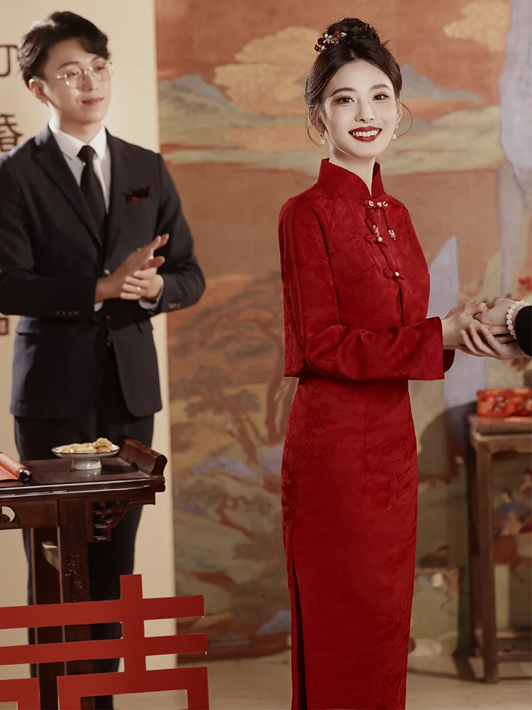 Red Wedding Dr Suit New Chinese Sle New Bride 2026 New Sle Fem Version Return Home Casual Wear Wedding Ce...
Red Wedding Dr Suit New Chinese Sle New Bride 2026 New Sle Fem Version Return Home Casual Wear Wedding Ce...