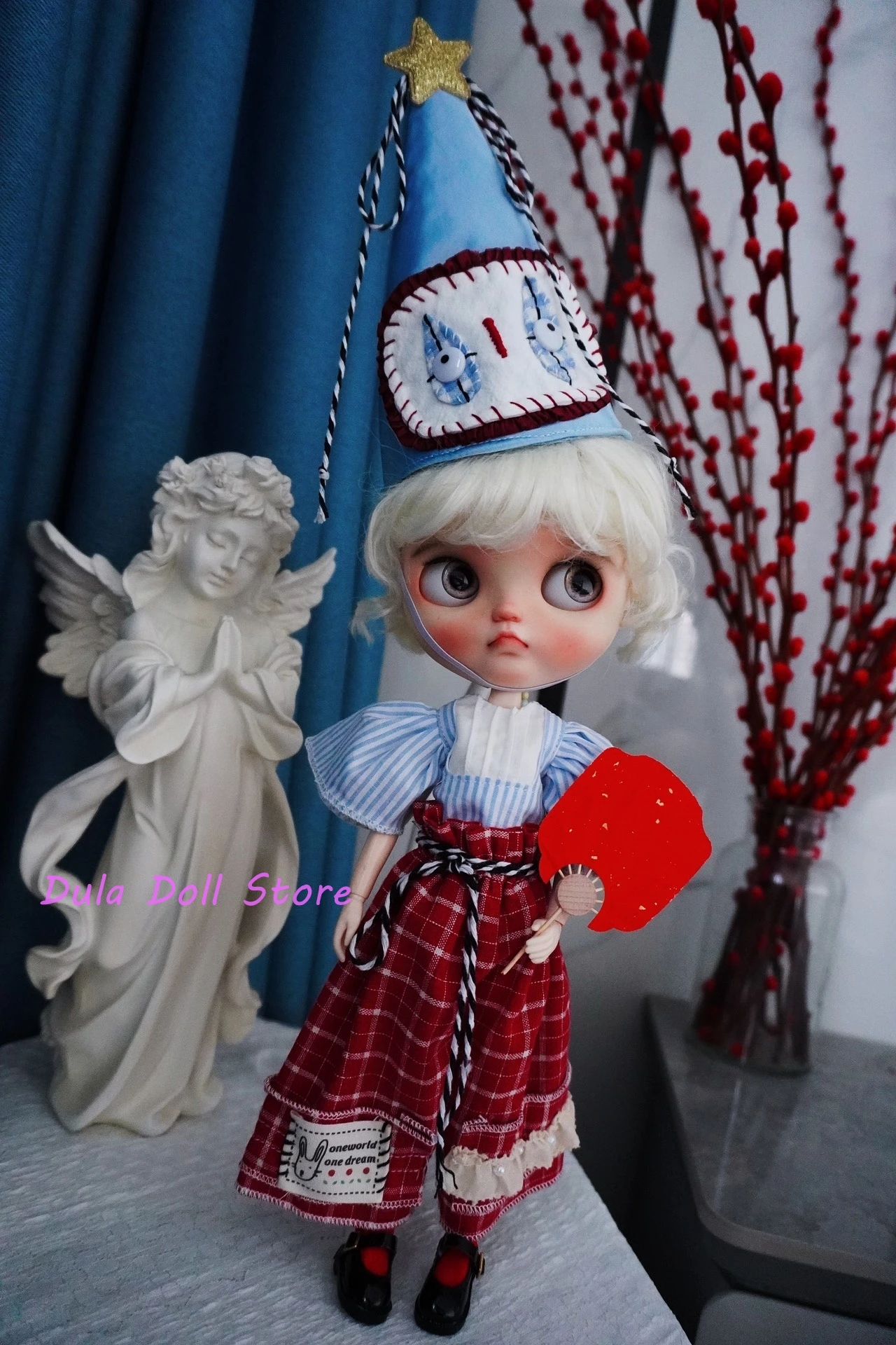 Dula Doll Clothes Dress Funny star hat wide leg pants Blythe ob24 ob22 Azone Licca ICY JerryB 1/6 Bjd Doll Accessories
Dula Doll Clothes Dress Funny star hat wide leg pants Blythe ob24 ob22 Azone Licca ICY JerryB 1/6 Bjd Doll Accessories