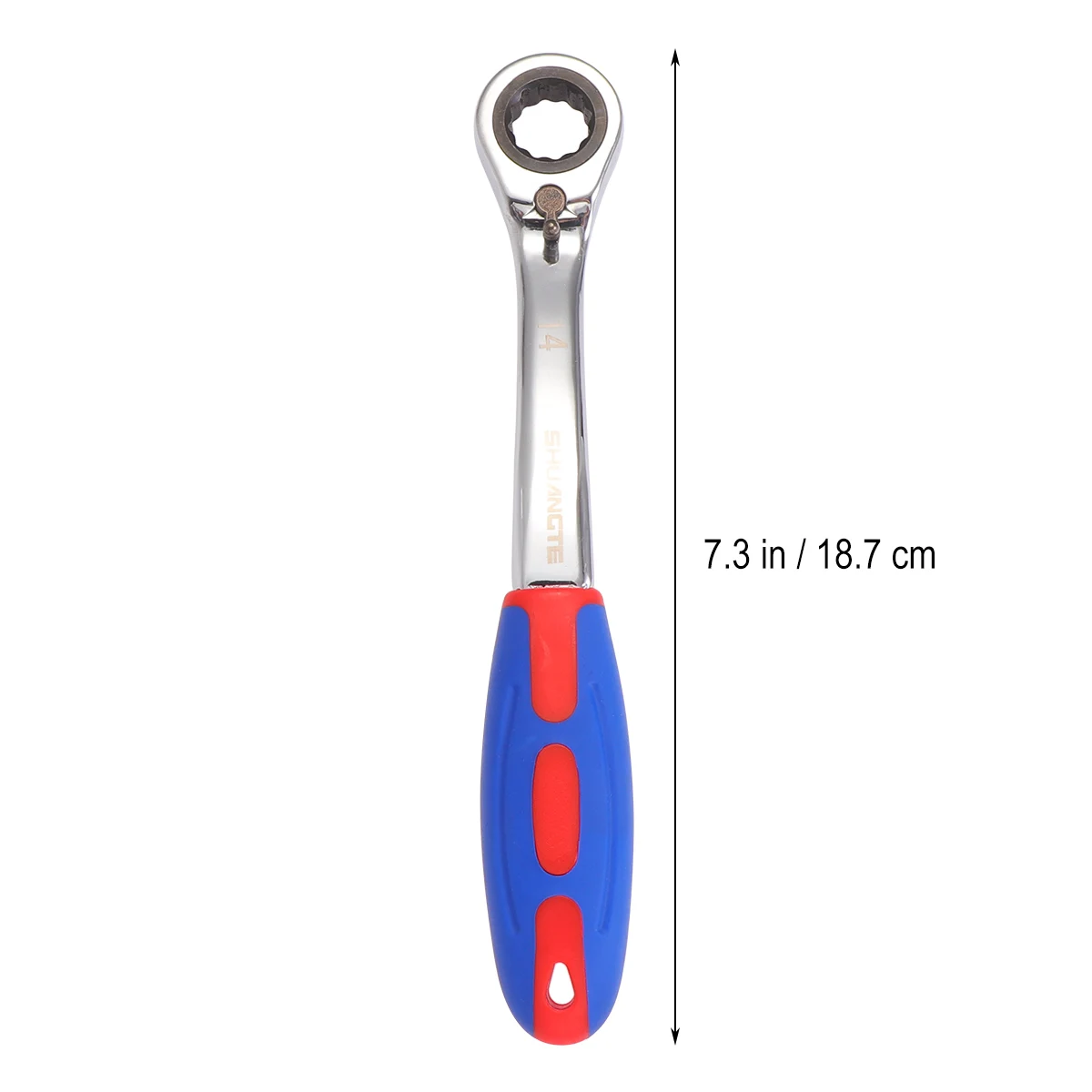 14Mm Ratchet Wrench Tool Hard Steel Durable Compact Design Emergency Car Repair Home Use Spanner Quick Release
14Mm Ratchet Wrench Tool Hard Steel Durable Compact Design Emergency Car Repair Home Use Spanner Quick Release