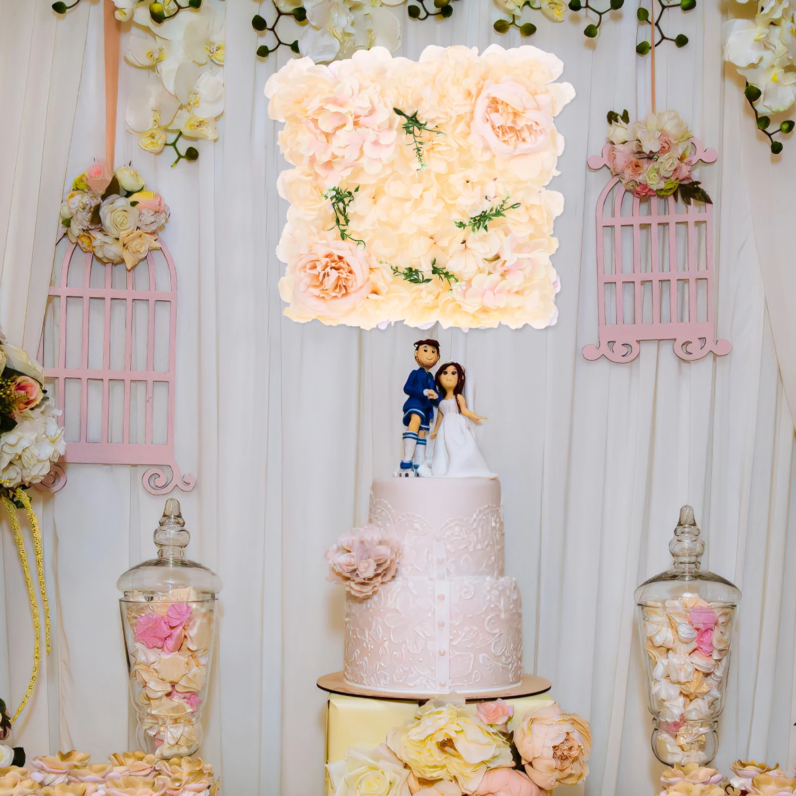 Floral Rose Wall Decoration Artificial Flower Panel Flowers Backdrop Wedding Grid
Floral Rose Wall Decoration Artificial Flower Panel Flowers Backdrop Wedding Grid