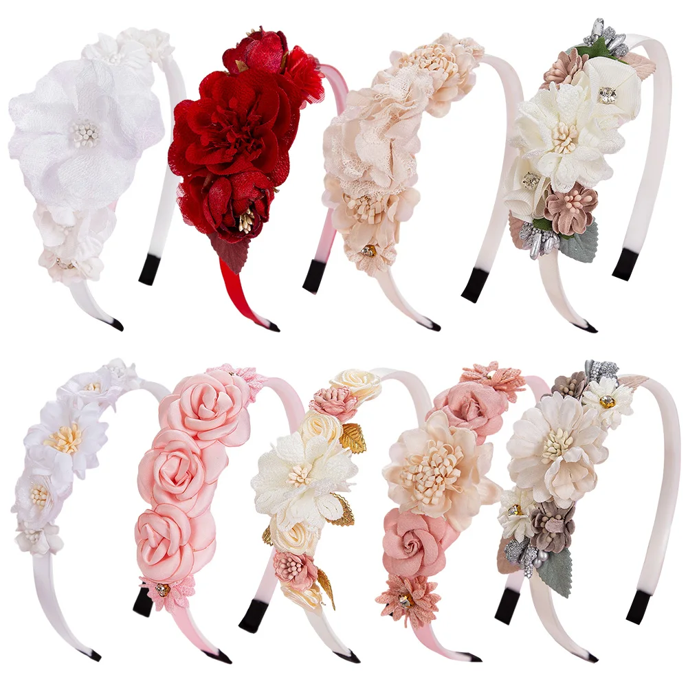 Artificial Flower Baby Hair Bands Fake Flroal Rhinstone Ins Fashion Hair Hoop Princess Girls Accessories Silk Rose Kids Headwear
Artificial Flower Baby Hair Bands Fake Flroal Rhinstone Ins Fashion Hair Hoop Princess Girls Accessories Silk Rose Kids Headwear