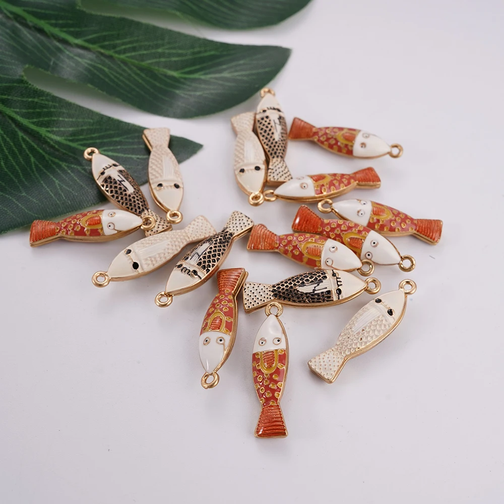 10 Pieces Bohemian-Style Fish Pendant DIY Jewelry Making Kit Unique Creative Summer Craft Set for Bracelet Necklace Earrings
10 Pieces Bohemian-Style Fish Pendant DIY Jewelry Making Kit Unique Creative Summer Craft Set for Bracelet Necklace Earrings