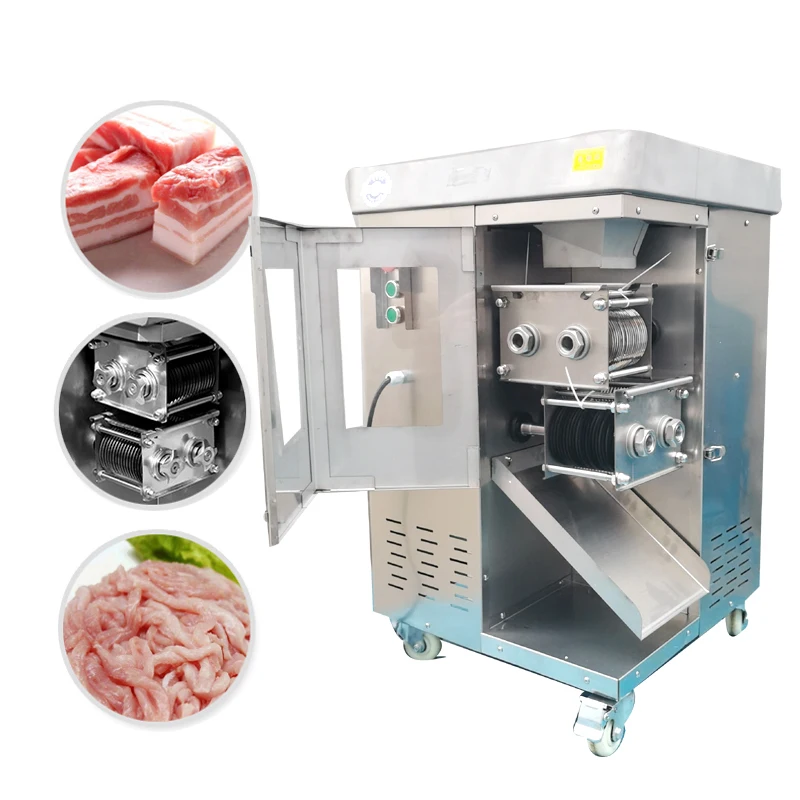 Commercial Fresh Meat Shredder Multi-Functional Automatic Meat Cutting Machine For Shreds Slicing
Commercial Fresh Meat Shredder Multi-Functional Automatic Meat Cutting Machine For Shreds Slicing