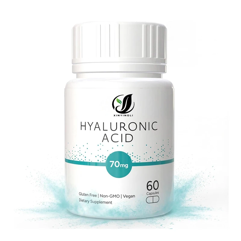 Hyaluronic acid 70mg, 60 vegan capsules | Supports joint movement and tissue buffering | Non GMO, gluten free
Hyaluronic acid 70mg, 60 vegan capsules | Supports joint movement and tissue buffering | Non GMO, gluten free