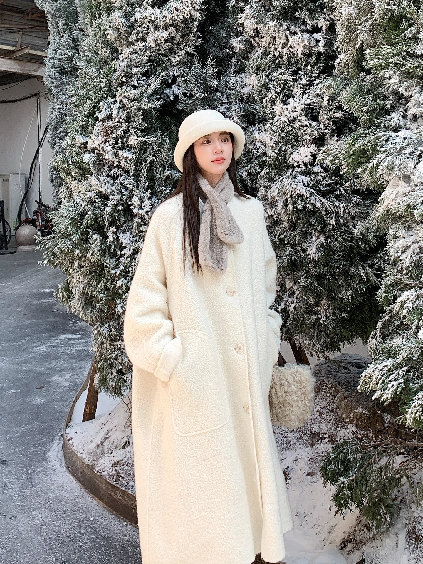 TWINS Double-Faced Woolen Camel down Jaet Women's Mid-Length Lazy Sle Woolen Coat Korean Version Thi Long Sve Button...
TWINS Double-Faced Woolen Camel down Jaet Women's Mid-Length Lazy Sle Woolen Coat Korean Version Thi Long Sve Button...