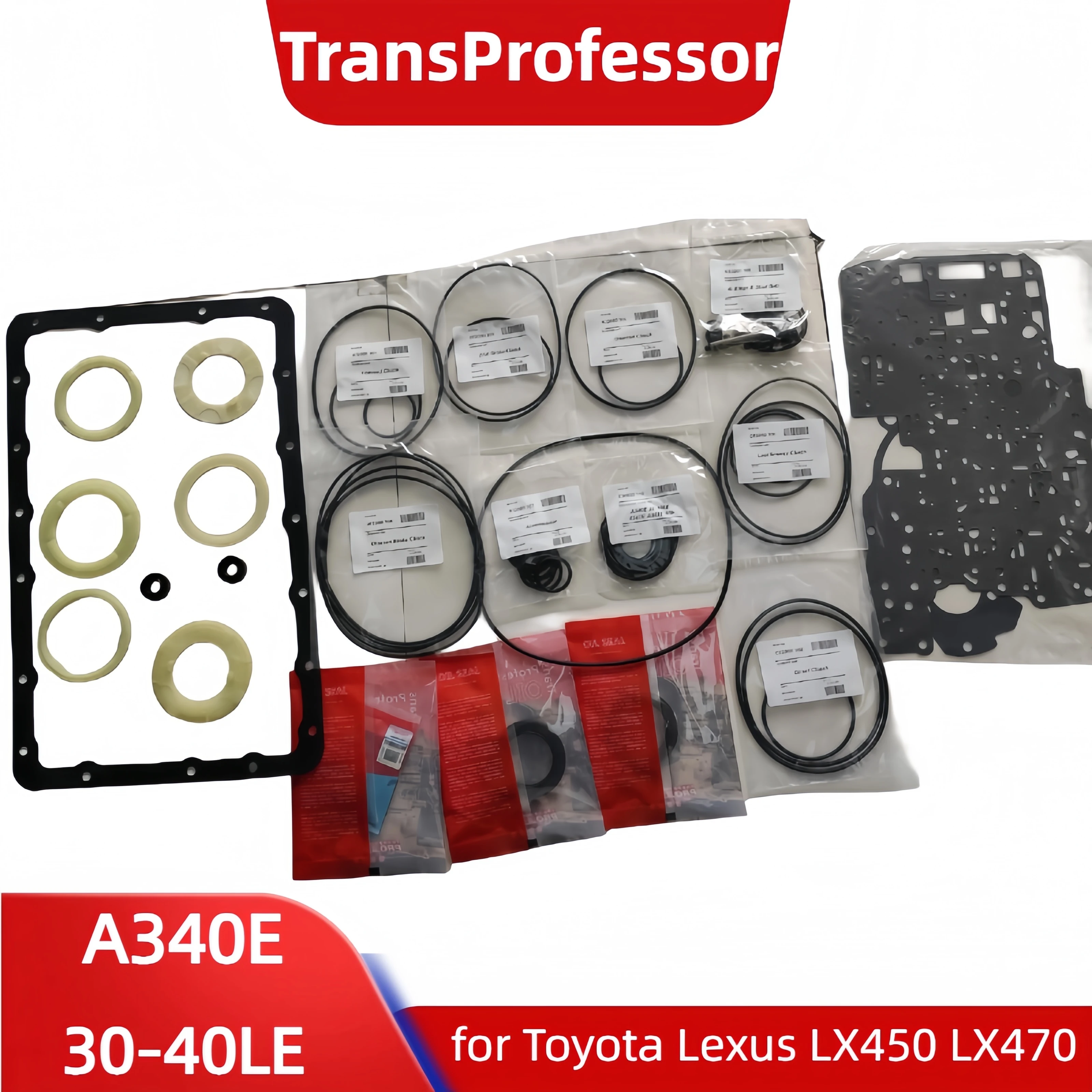 A340E 30-40LE Automatic Transmission Repair Overhaul Kit for Toyota Lexus,TransProfessor OHK Oil Seals Gaskets Car Accessories
A340E 30-40LE Automatic Transmission Repair Overhaul Kit for Toyota Lexus,TransProfessor OHK Oil Seals Gaskets Car Accessories