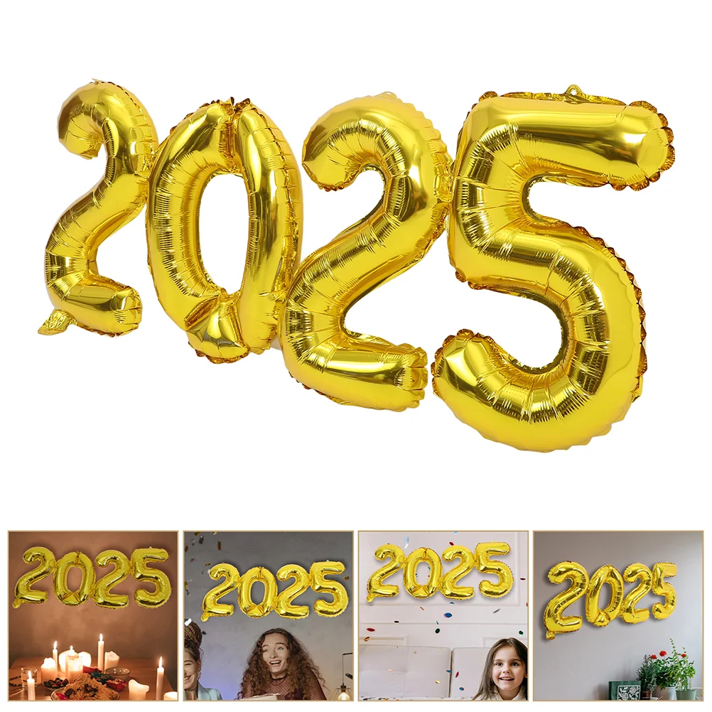 2 Pcs Christmas Decor 2025 Balloon New Years Eve Balloons Conjoined Graduation Party Supplies Golden Foil Numbers
2 Pcs Christmas Decor 2025 Balloon New Years Eve Balloons Conjoined Graduation Party Supplies Golden Foil Numbers