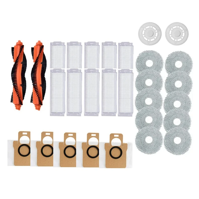 For Xiaomi Mijia M30 Pro C107 Roller Main Side Brush Hepa Filter Mop Cloth Dust Bag Replacement
For Xiaomi Mijia M30 Pro C107 Roller Main Side Brush Hepa Filter Mop Cloth Dust Bag Replacement
