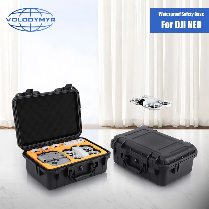 VOLODYMYR Safety Carrying Case for DJI NEO Hard Shell Waterproof Large Capacity Box for DJI RC-N3 Drone Shoulder Storage Case
VOLODYMYR Safety Carrying Case for DJI NEO Hard Shell Waterproof Large Capacity Box for DJI RC-N3 Drone Shoulder Storage Case