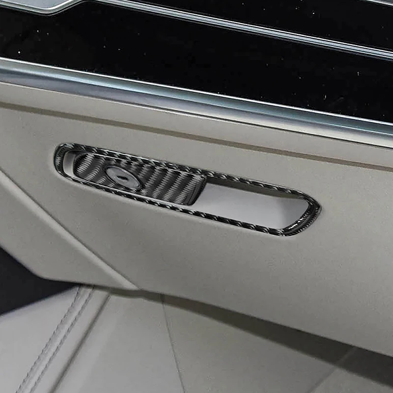 Для Audi A6 C8 2019-2022 LHD RHD автомобильная консоль второй пилот перчаточный ящик рамка декоративная отделка наклейки из углеродного волокна аксессуары для интерьера
Для Audi A6 C8 2019-2022 LHD RHD автомобильная консоль второй пилот перчаточный ящик рамка декоративная отделка наклейки из углеродного волокна аксессуары для интерьера