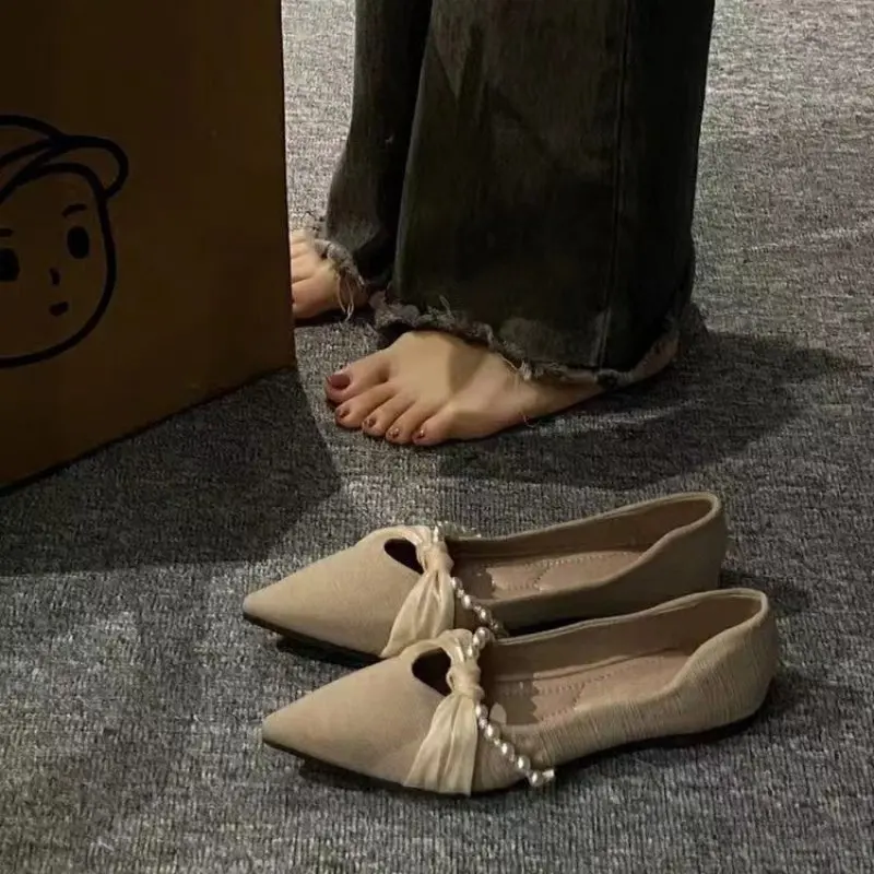2023 Spring and Autumn New European and Beautiful Women's Flat Shoes Pointed Shoes Casual Elastic Flattie Plus Size 41 42 43
2023 Spring and Autumn New European and Beautiful Women's Flat Shoes Pointed Shoes Casual Elastic Flattie Plus Size 41 42 43