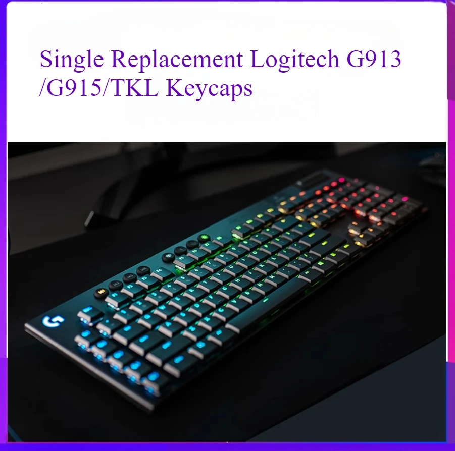 Single replacement keycaps for Logitech G913/G915 TKL mechanical keyboards Wear-resistant non-slip translucent characters
Single replacement keycaps for Logitech G913/G915 TKL mechanical keyboards Wear-resistant non-slip translucent characters